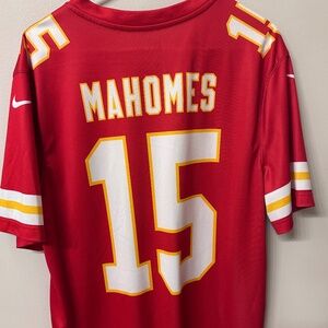 Patrick Mahomes Red Nike Color Rush Jersey, Size Large, Like New